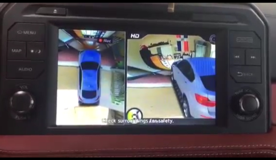 Система кругового обзора 3D BIRDVIEW 360° на Nissan GTR